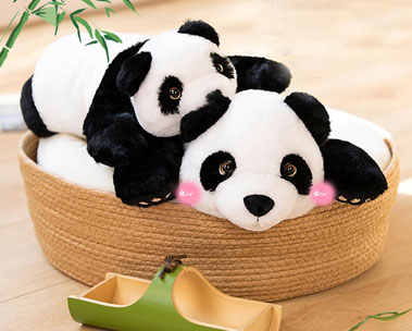Weighted Panda Plush